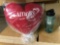 6 Boxes of Affinity Heart Center Pillows - 3 Boxes of New Water Bottles