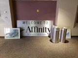 Affinity sign - trash cans - picture