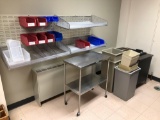 Wall Organizers - Nice Stainless Cart - TV and Cart