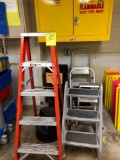 Michigan Ladder - 4 Stepladders - 2 Stools - Yellow Cabinet