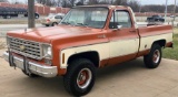 1976 Chevy K10 4x4 Shortbed Truck