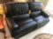 La-Z-Boy Black Leather Recliner Sofa
