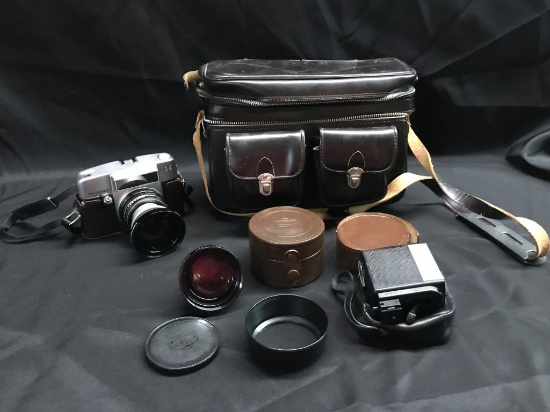 Nikkorex Auto 35 Camera & Accessories