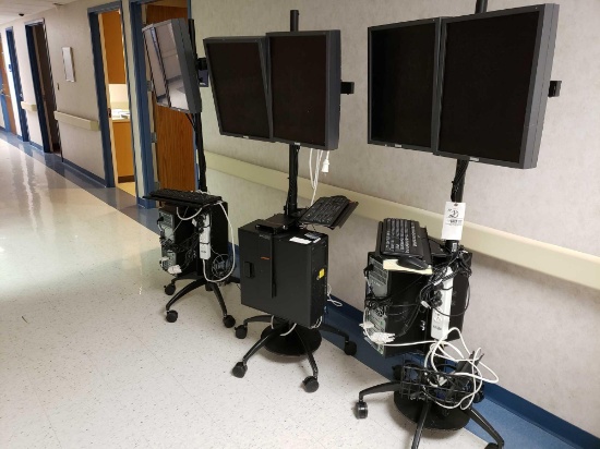3 Mobile X-Ray Computer Work Stations