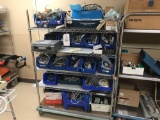 Assorted Leads & Cables - Rolling Cart