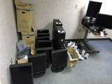 10 Totoku LCD Monitors - 5 HP Z420 Computers - Keyboards - Battery Packs - Computer Stands