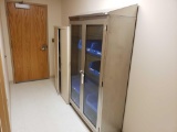 Stainless-Steel Medical Cabinet W/ Glass Shelves - Filing Cabinet