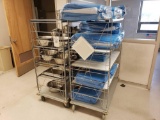 Sterilization Dishes & Trays - Halyard Quick Check Sterilization Wraps - 2 Rolling Racks