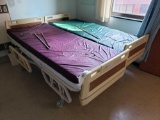 2 Hill-Rom Advance Electric Hospital Beds W/ 1 Accumax & 1 MaxiFloat Mattresses