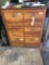 Wood Organizer & 2 File Cabinets