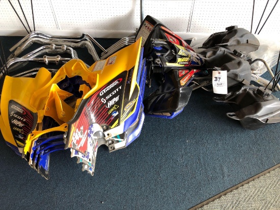 Assorted Fairings, Gas Tanks & Handlebars