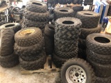 Assorted used tires & rims