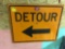 Detour Sign