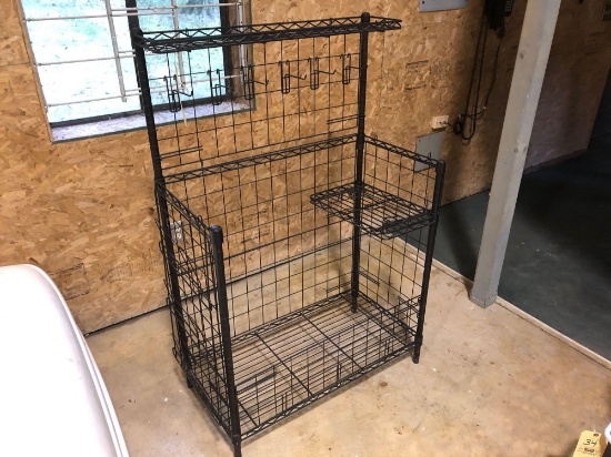 Metal Shelf w/ Racks