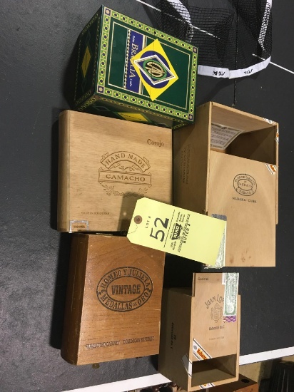 (5) Cigar Boxes