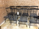(8) Metal Patio Chairs