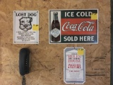 Lost Dog, Coke & House Rules Signs