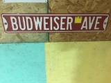 Budweiser Ave Road Sign