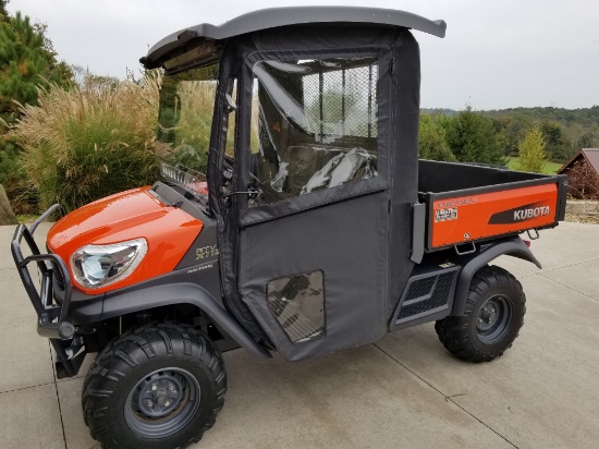 2014 Kubota X1120D RTV, Diesel, 4x4, 516 Hours, Factory Heat, Really Clean