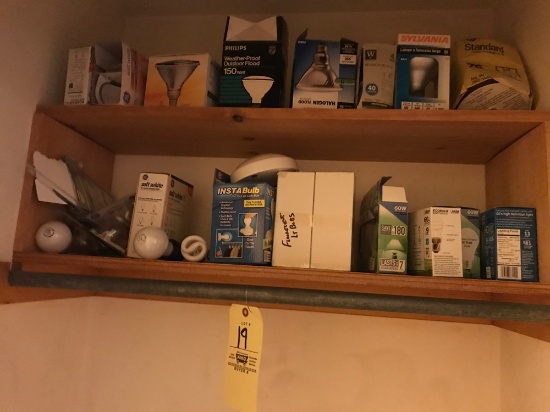 Contents Of Closet - Light Bulbs - Bedding - Towels