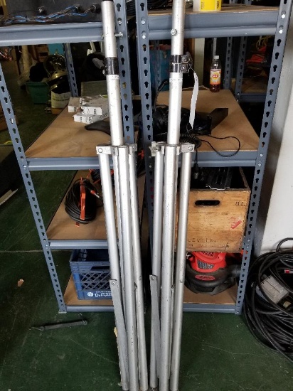 Pair of speakers tripod stands
