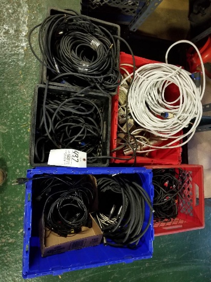 (5) Crates mic wire