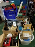 Large lot of hardware and shelf