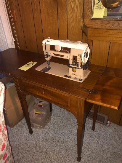 singer sewing machine w/ cabinet