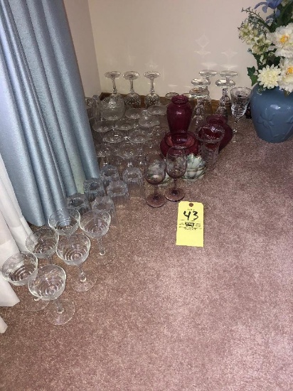 vase - stemware - berry set