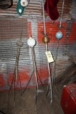 (4) Lightning rods w/ bulbs