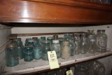 Blue jars (Clear bottles not included)