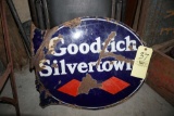 Goodrich Silvertowns porcelain sign