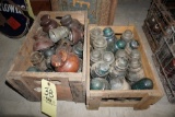 (2) Crates of insulators