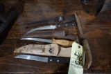 (4) Knives w/ sheaths