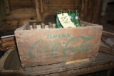 Green Coca-Cola crate