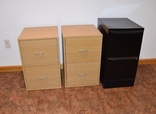 (3) 2-Drawer File Cabinets