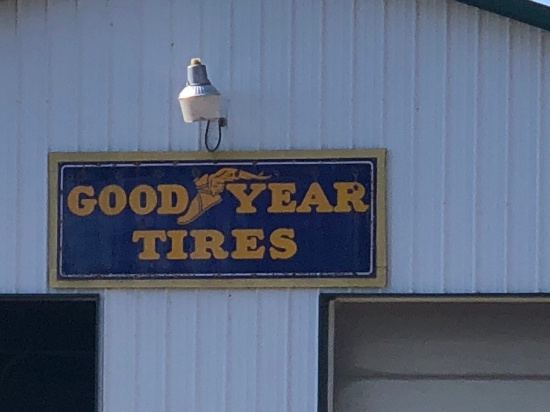 Goodyear tire sign