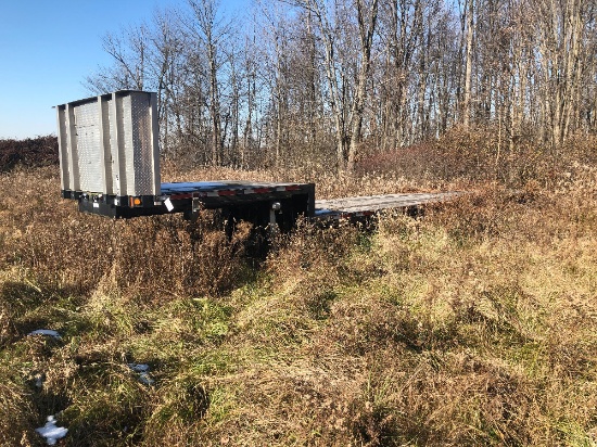 2007 Fontaine 48' T/A drop deck flatbed trailer