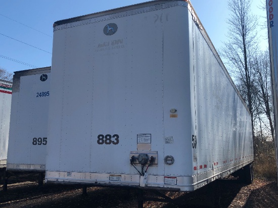 2006 Great Dane 53' T/A aluminum dry van trailer