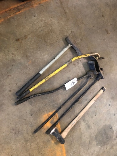 Tire tools and splitting maul