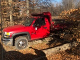 2005 GMC 3500 dual wheel dump truck