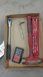 Snap-on Ratchets, light, hammer and 1/4