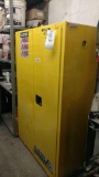 Two door flammable cabinet.