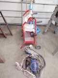 Tapeing cart and respirator system