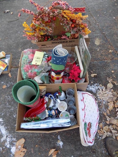 Fall Decor, Christmas Decor, Glassware