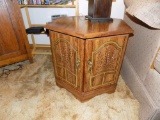 Pair of Modern Two Door End Tables