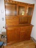 2pc Modern Hoosier Cabinet