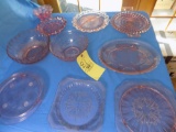 Pink Depression Bowls, Platters, Serving Pieces, Assorted Patterns