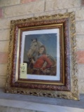 Gleilded Gold Frame with Lady and Horse