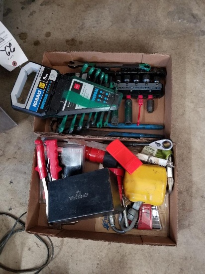 2 boxes of hand tools